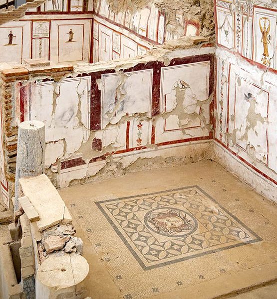 A photo from inside the terrace houses taken from Ephesus and The Terrace Houses Tour