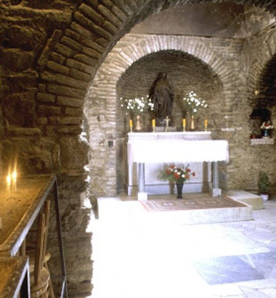 A Photo From The Inside Of The Virgin Mary'S House, Taken During The Ephesus And The House Of Virgin Mary Tour From Kusadasi