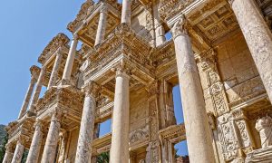 Library of Celsus in Ephesus taken on the Ephesus and Pamukkale Tour, Okeanos Travel