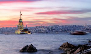 Maiden's Tower in the Bosphorus, Golden Horn Tour and Bosphorus Cruise Tour, Okeanos Travel