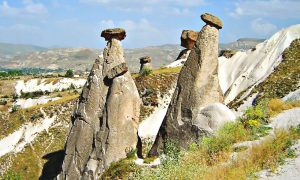 The fairy chimneys Cappadocia, Rose Valley, Kaymakli Underground City Tour, Okeanos Travel Turkey