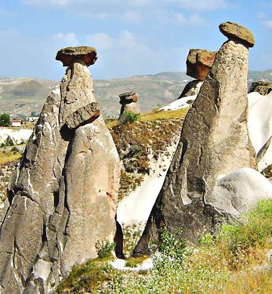 The fairy chimneys Cappadocia, Rose Valley, Kaymakli Underground City Tour, Okeanos Travel Turkey