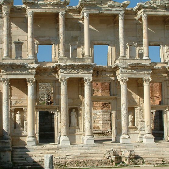 Library of Celsus in Ephesus taken on the Wheelchair Accessible Easy Ephesus Tour With Lunch, Okeanos Travel