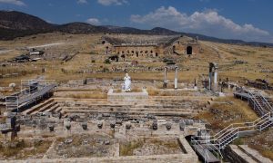 A Photograph Of A Historical Artifact From The Pamukkale And Hierapolis Tour - Okeanos Travel